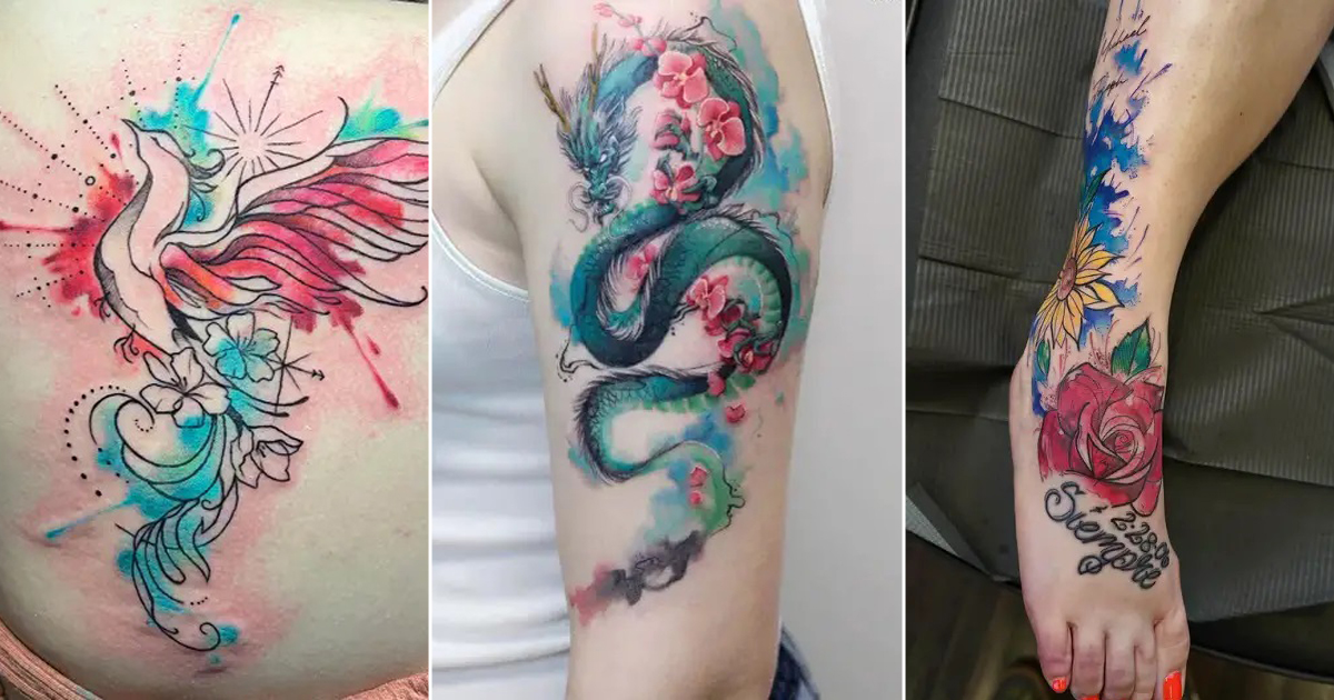 Watercolor Tattoos