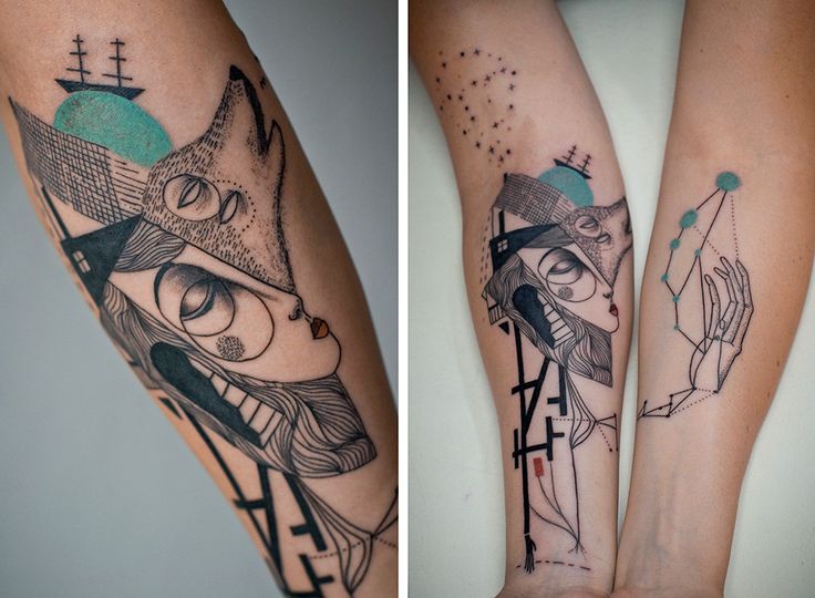 Combining tattoo styles