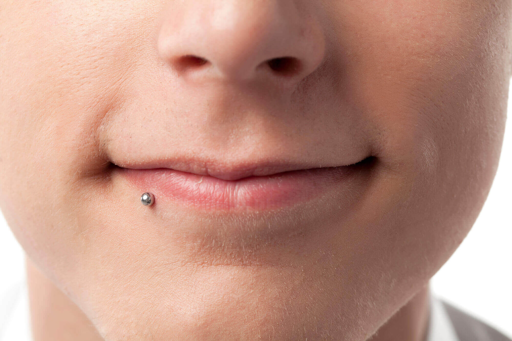 Side Labret Piercing