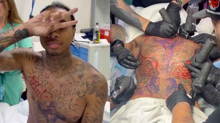 anesthesia for a tattoo