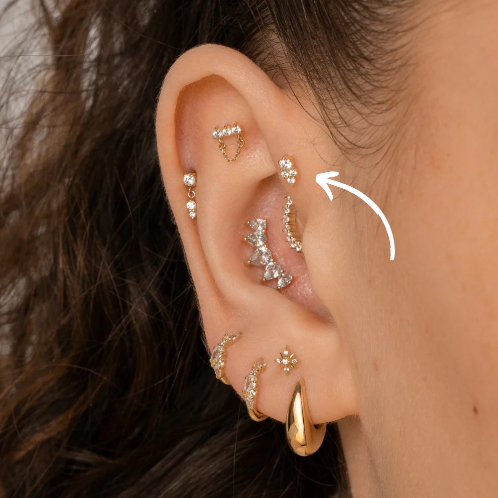 Anti-Helix Piercing