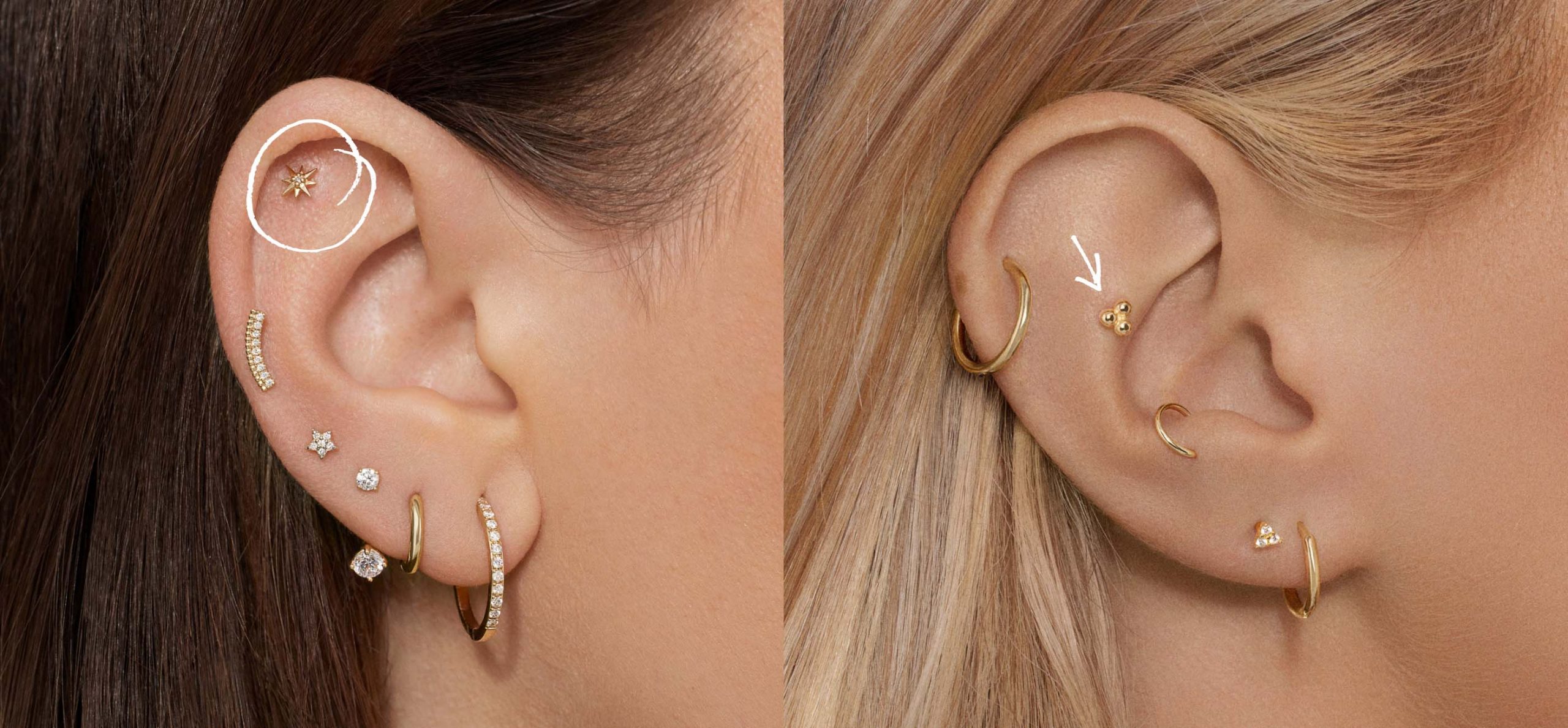 Flat Ear Piercing