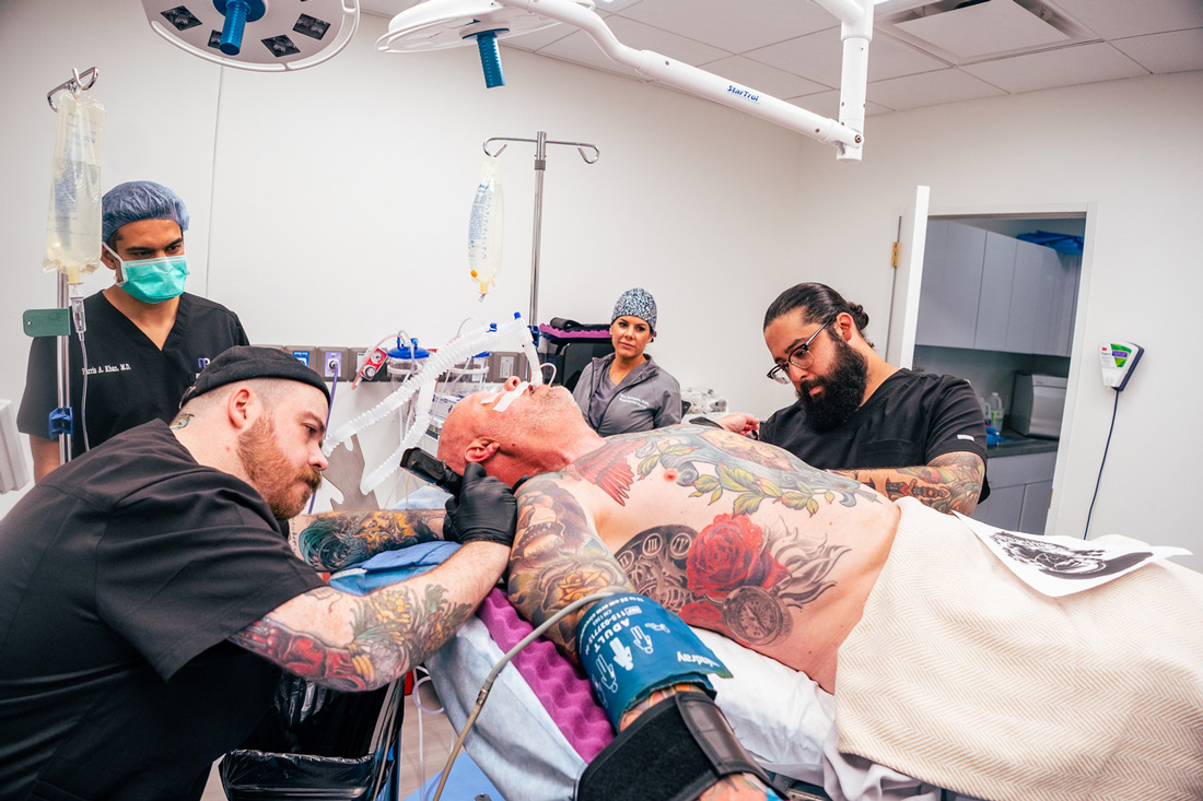 anesthesia for a tattoo