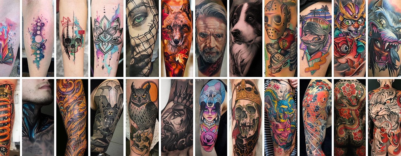 Combining tattoo styles