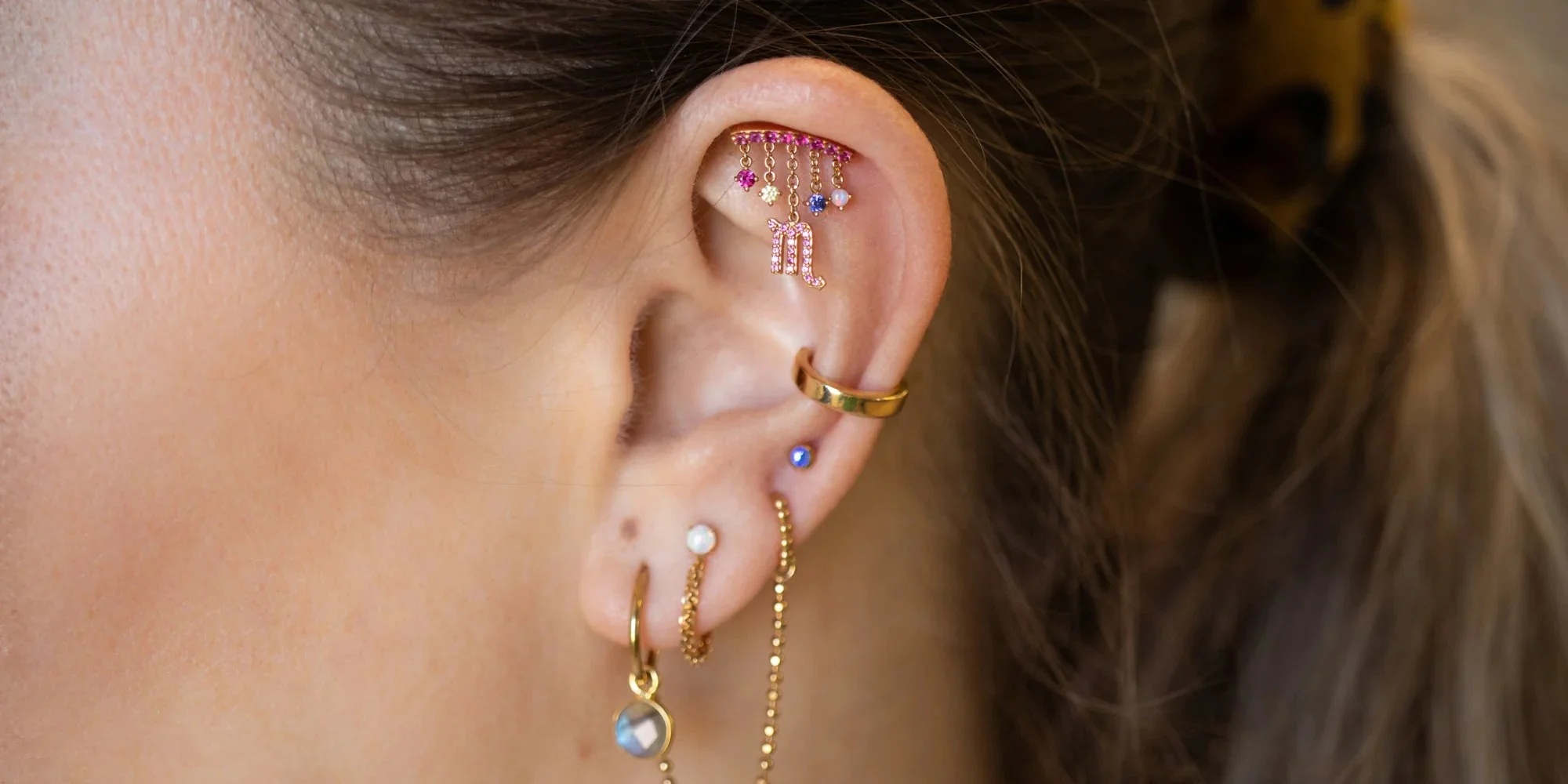 vertical helix piercin