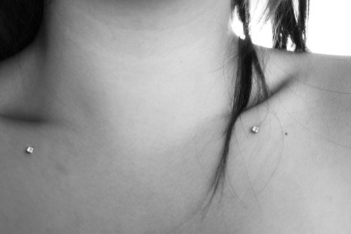 collarbone piercing