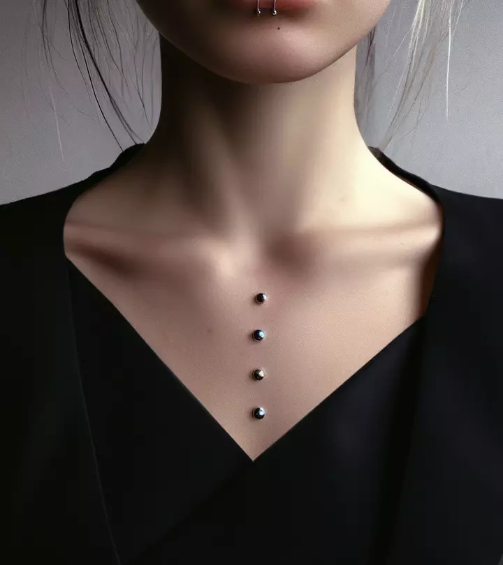 sternum piercing