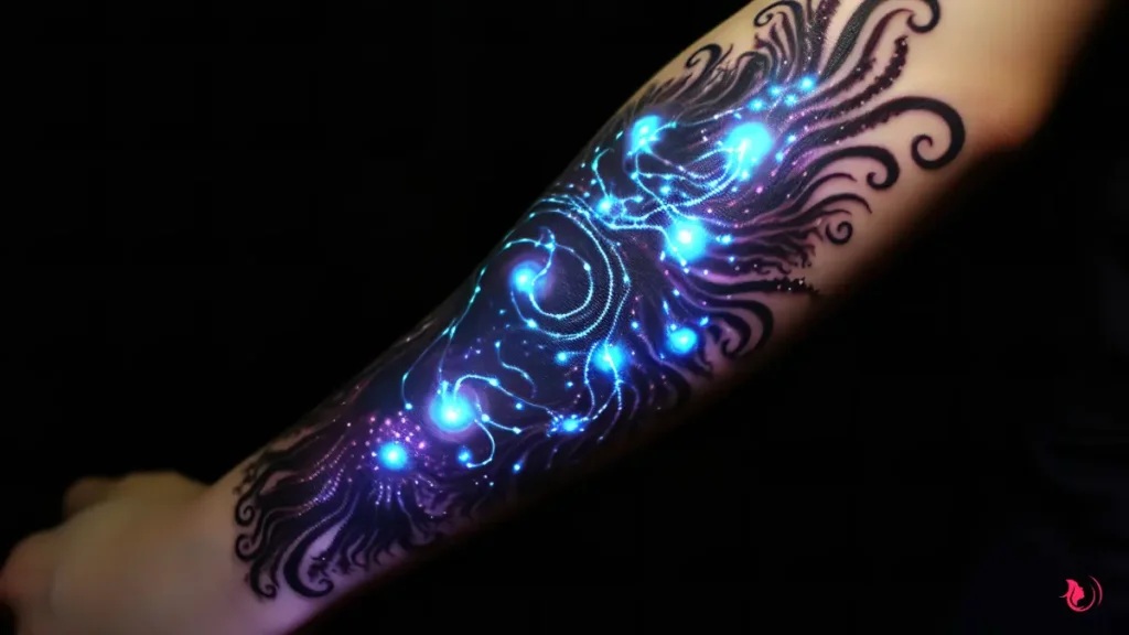 UV or Blacklight Tattoo