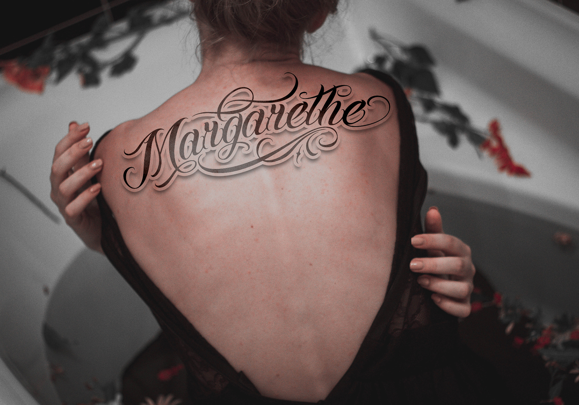 Script / Lettering Tattoo Style