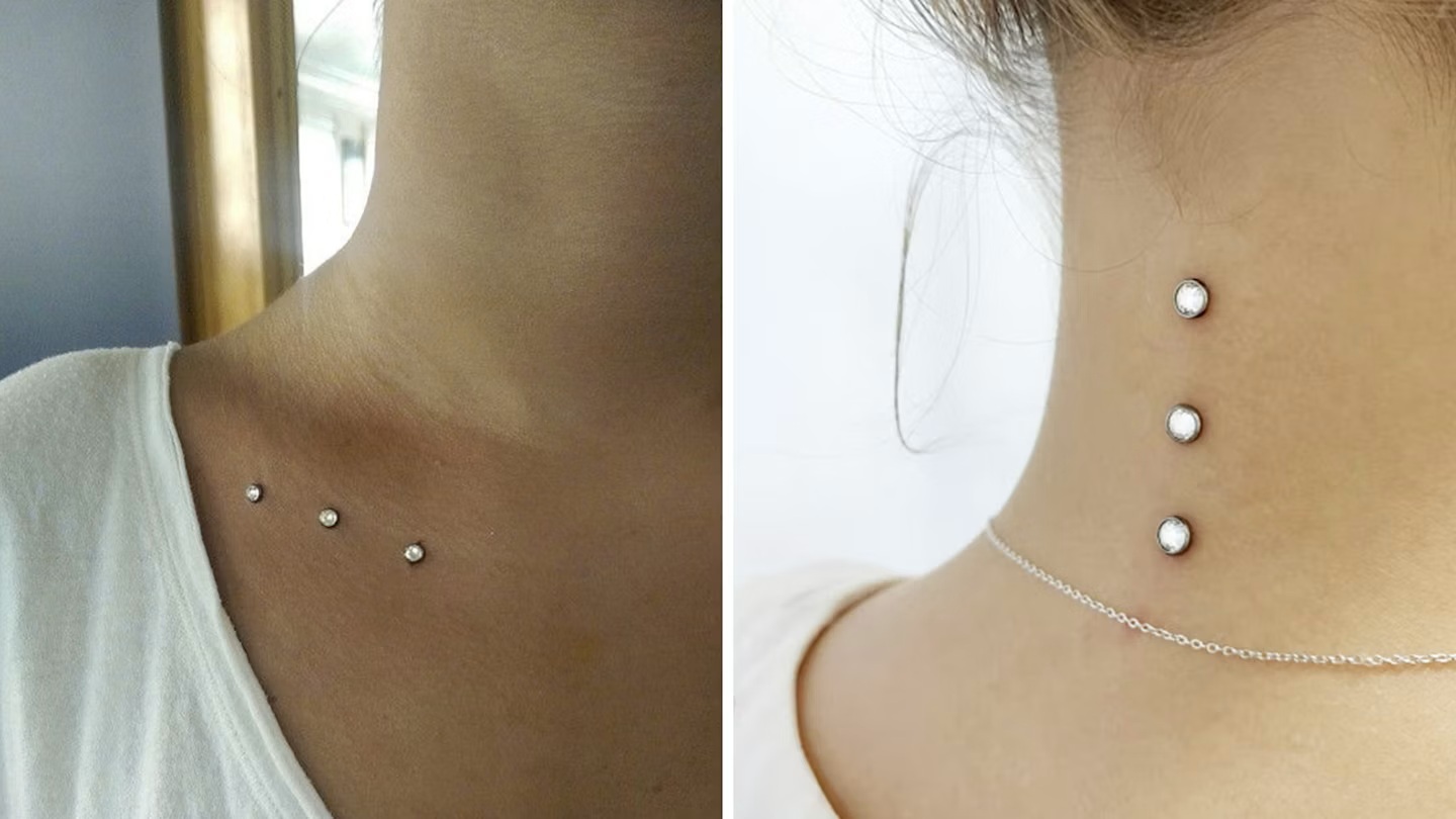 collarbone piercing