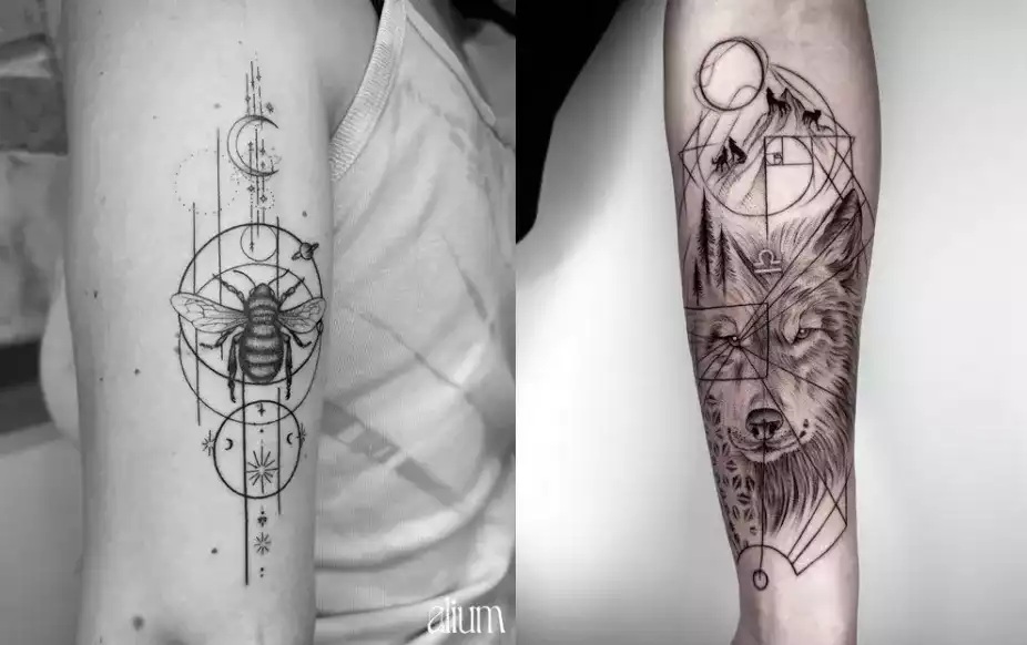 Symbolism of geometric tattoos