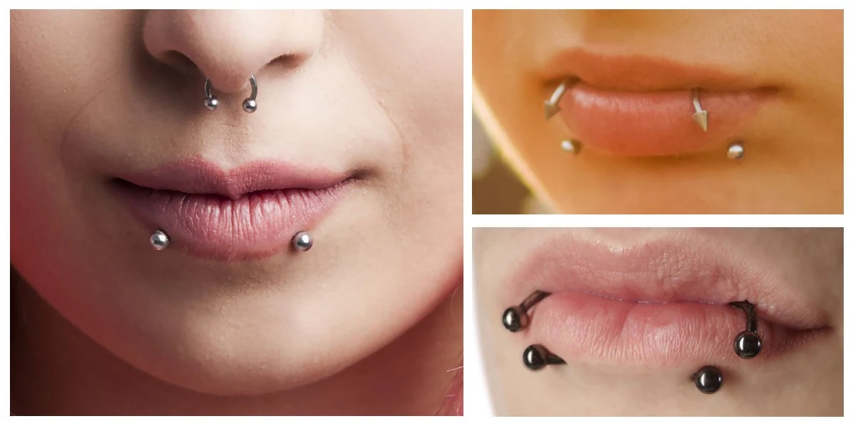snake bites piercing