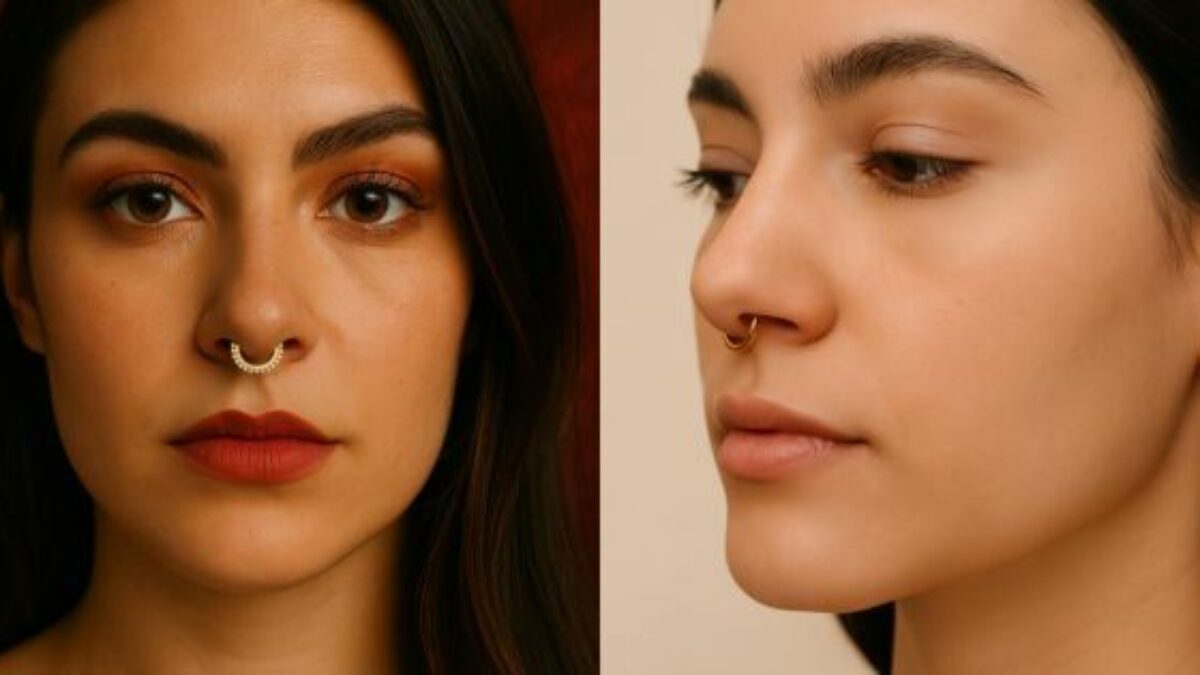 nose piercing in London