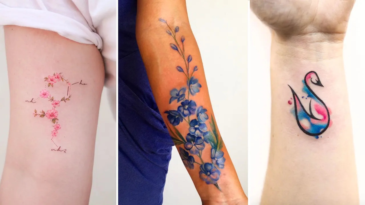 Watercolor Tattoo Style